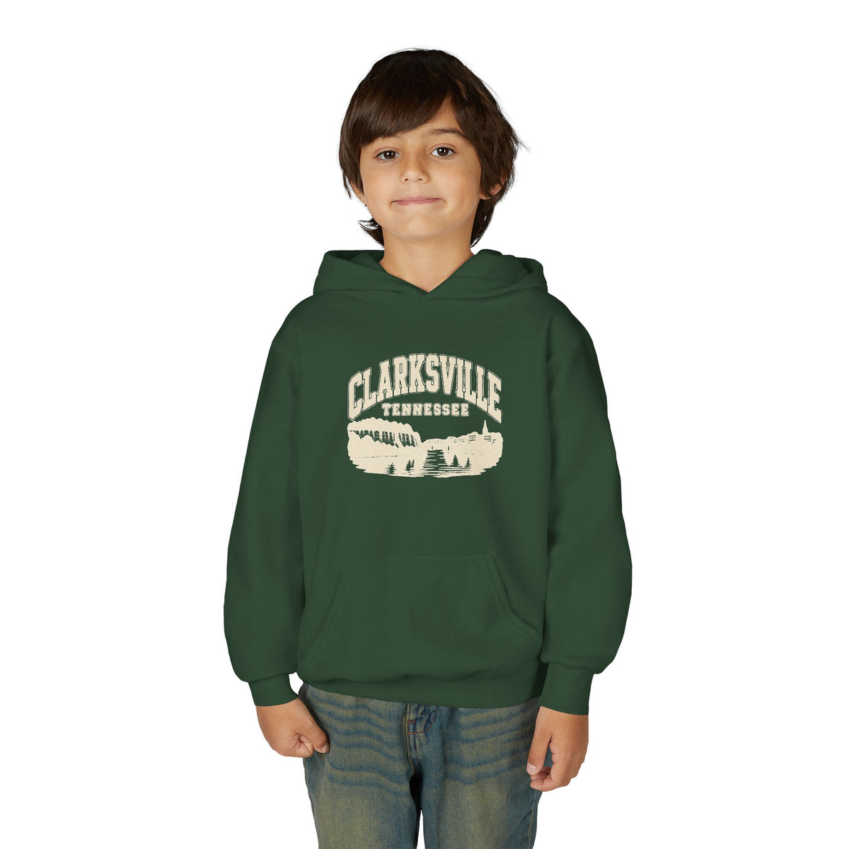 Clarksville Vintage Varsity Kids Hoodie