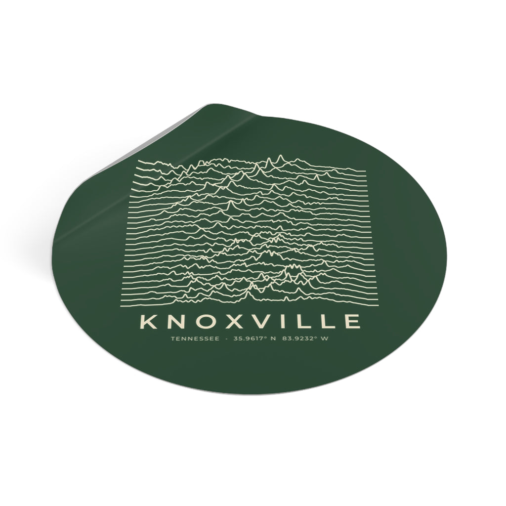 Knoxville Ridgeline Sticker (Forest Green)