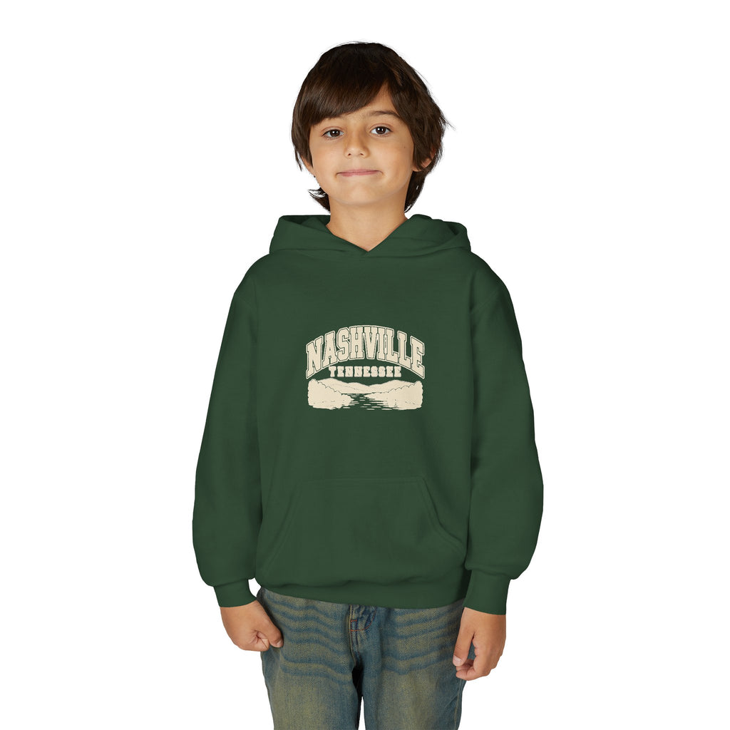 Nashville Vintage Varsity Kids Hoodie