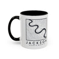 Jackson Topo Map Accent Mug
