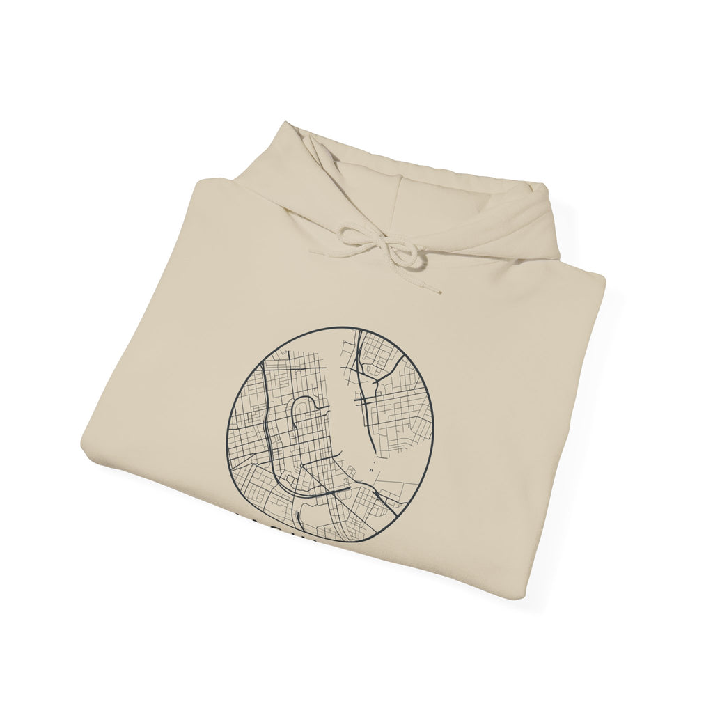 Nashville Street Map Hoodie