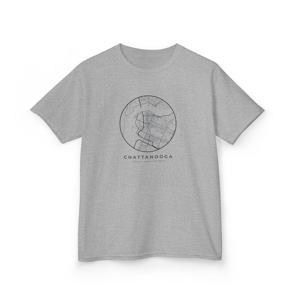 Chattanooga Street Map Kids T-Shirt