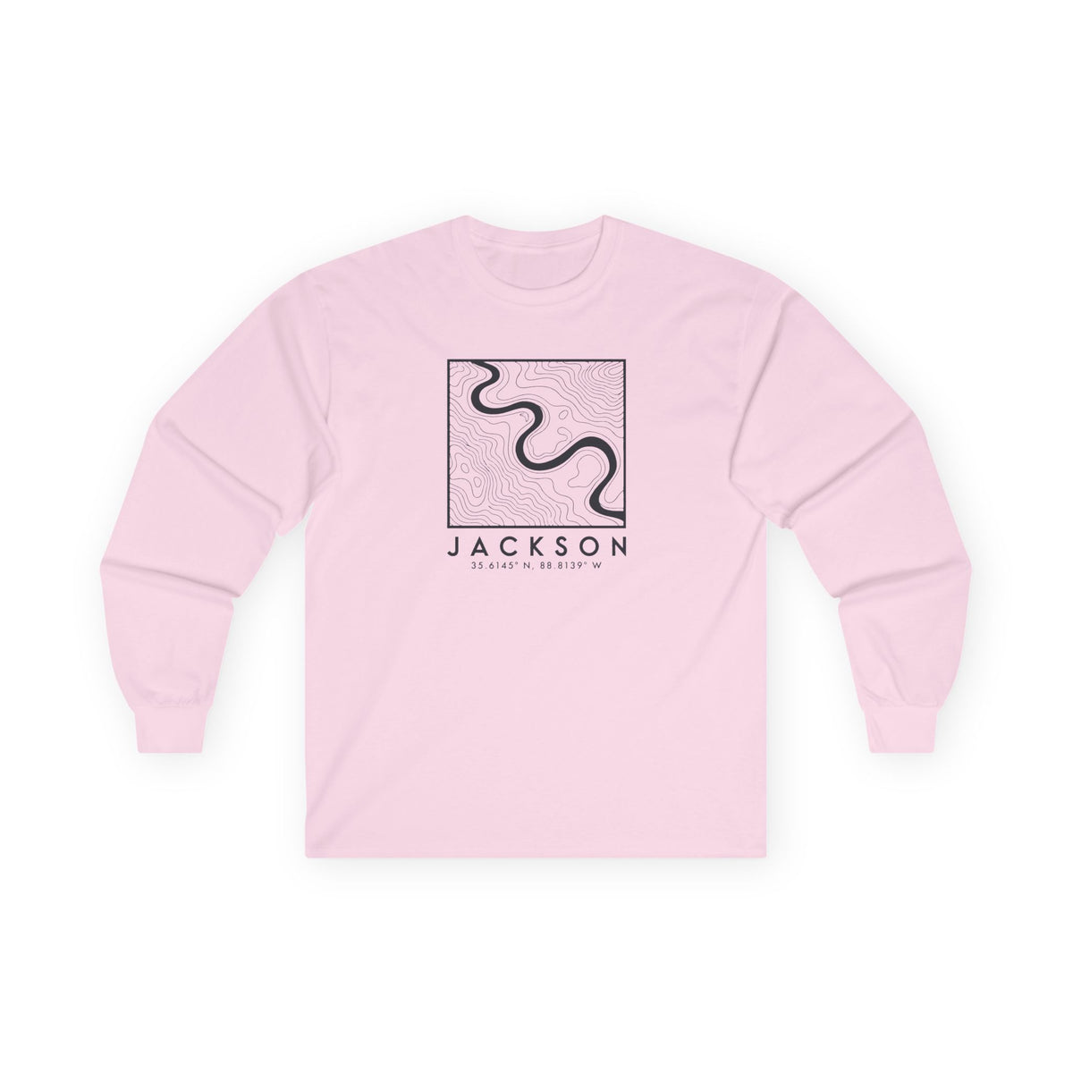 Jackson Topo Map Long Sleeve T-Shirt
