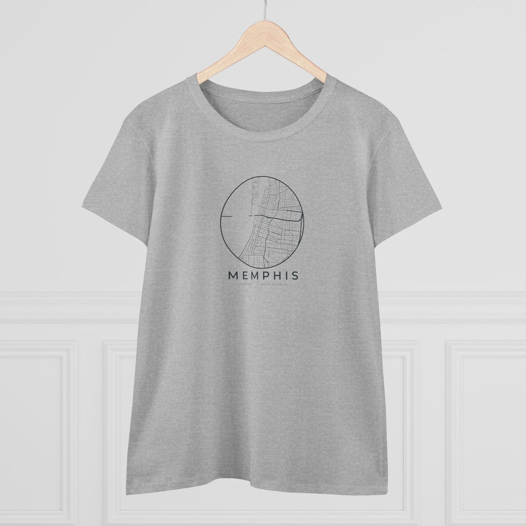 Memphis Street Map Women's T-Shirt