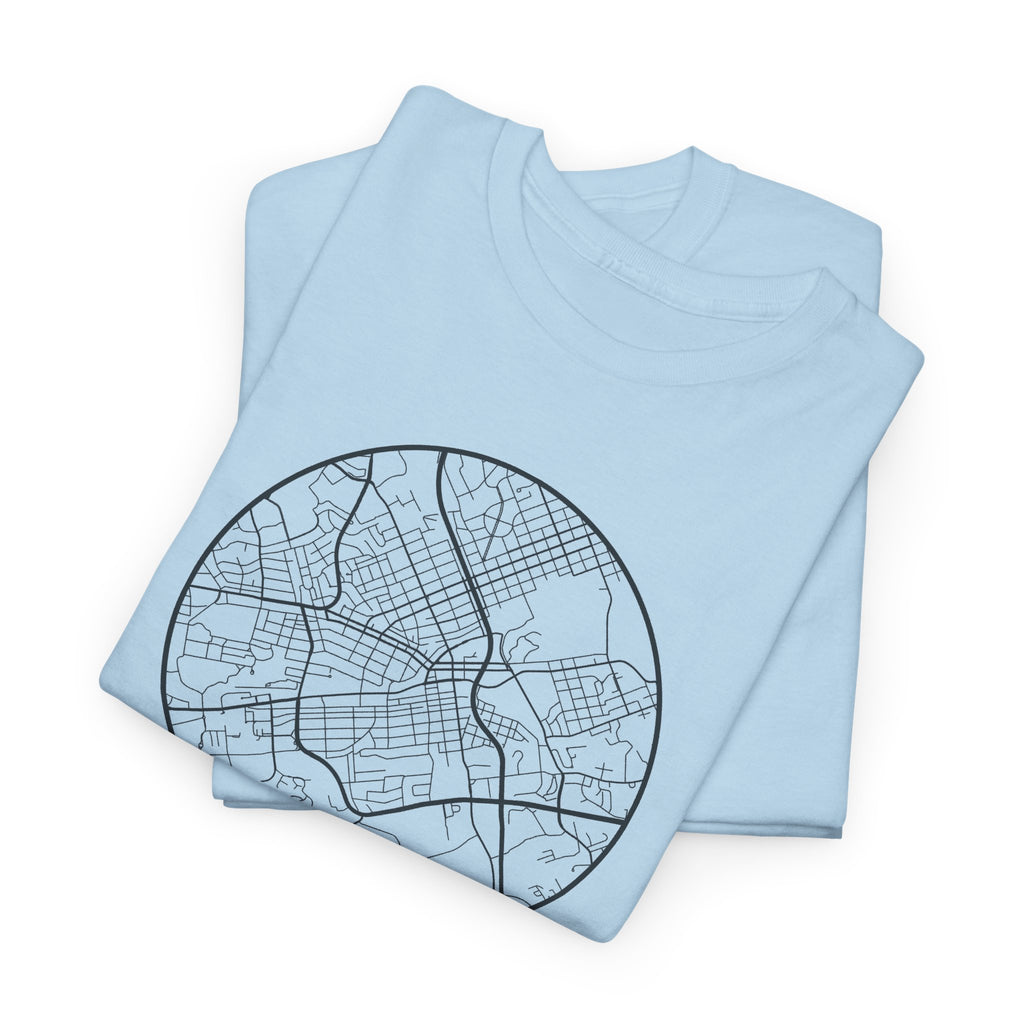 Johnson City Street Map T-Shirt