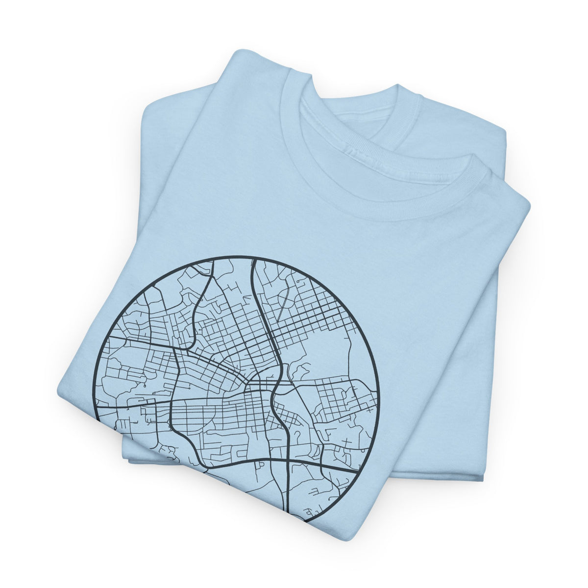 Johnson City Street Map T-Shirt
