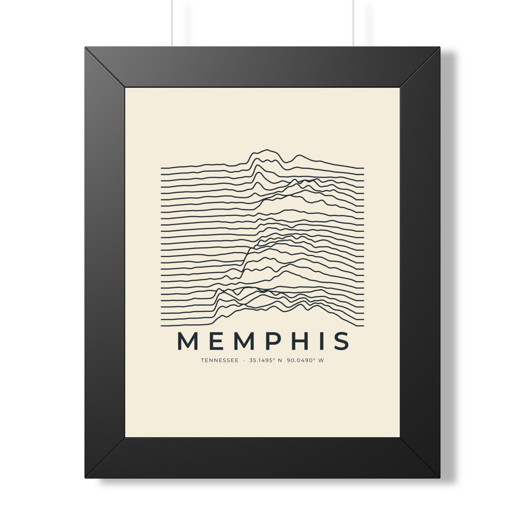 Memphis Ridgeline Framed Print