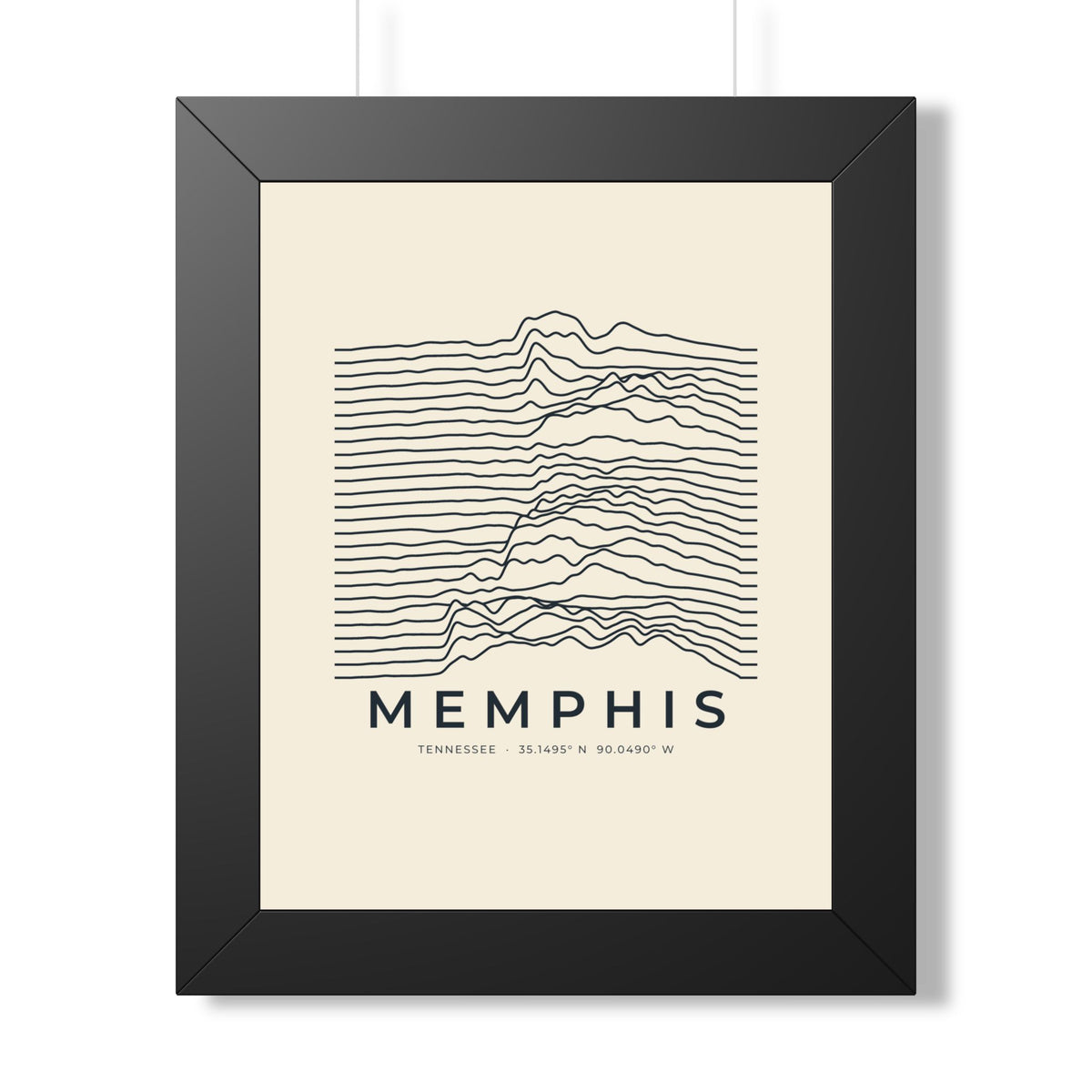 Memphis Ridgeline Framed Print