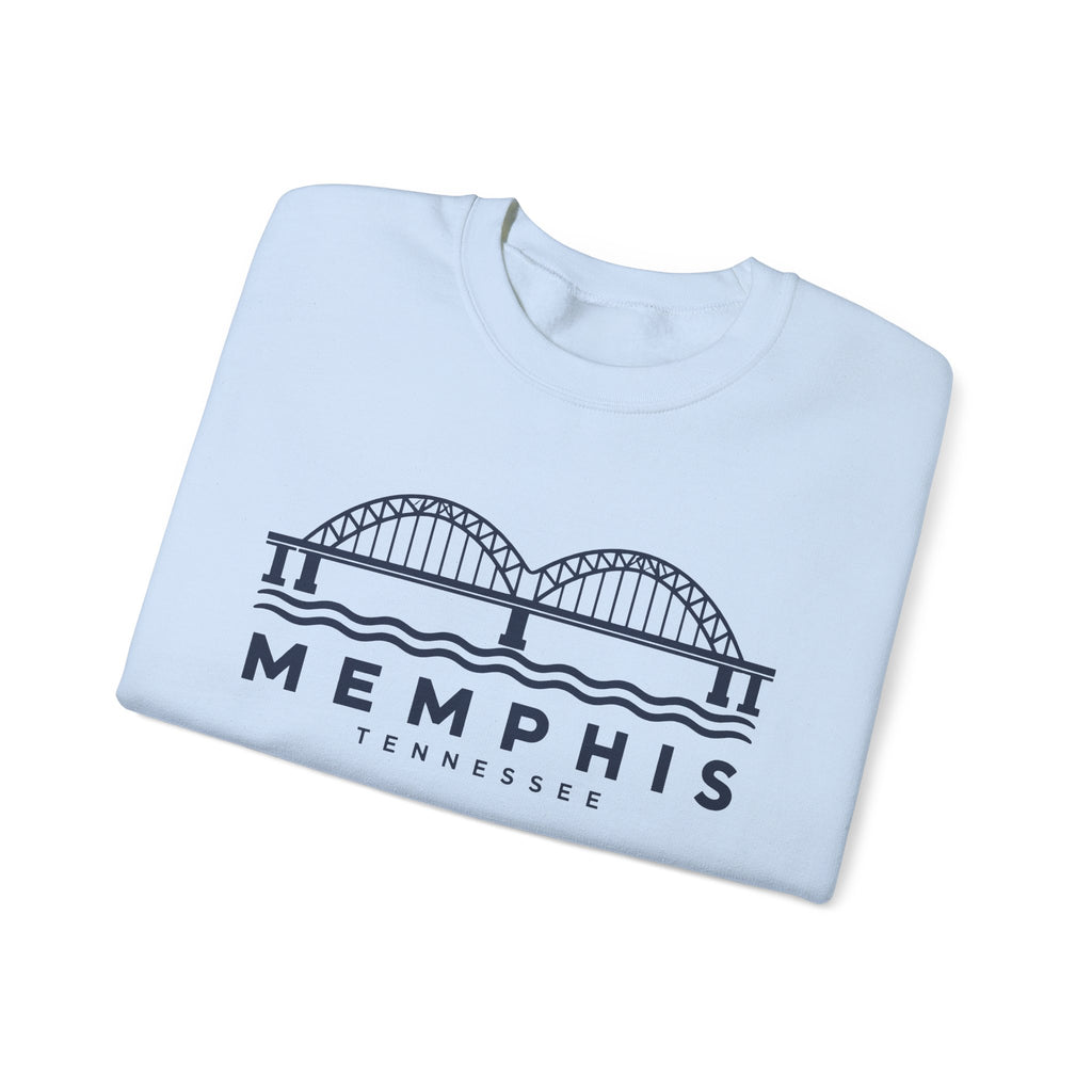 Memphis Hernando de Soto Bridge Crewneck Sweatshirt