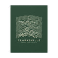 Clarksville Ridgeline Canvas Print (Forest Green)
