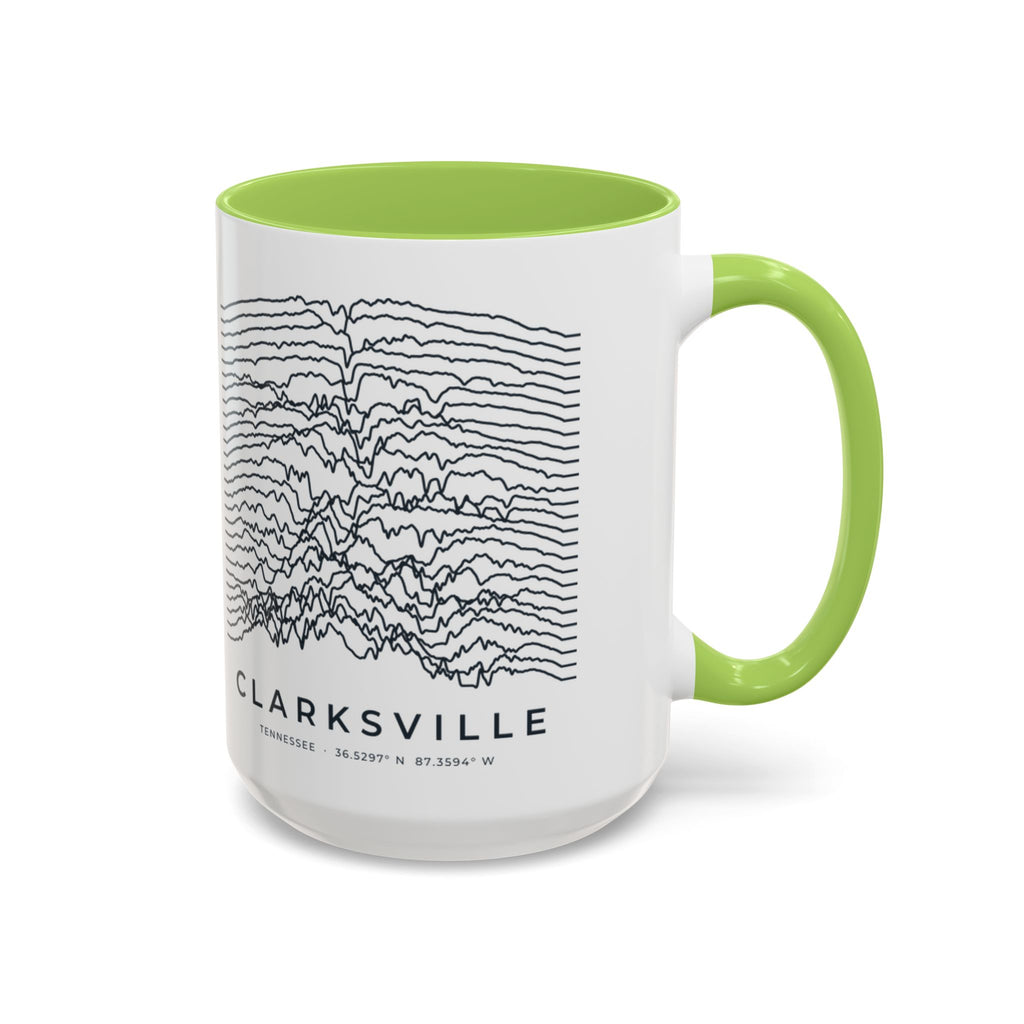 Clarksville Ridgeline Accent Mug