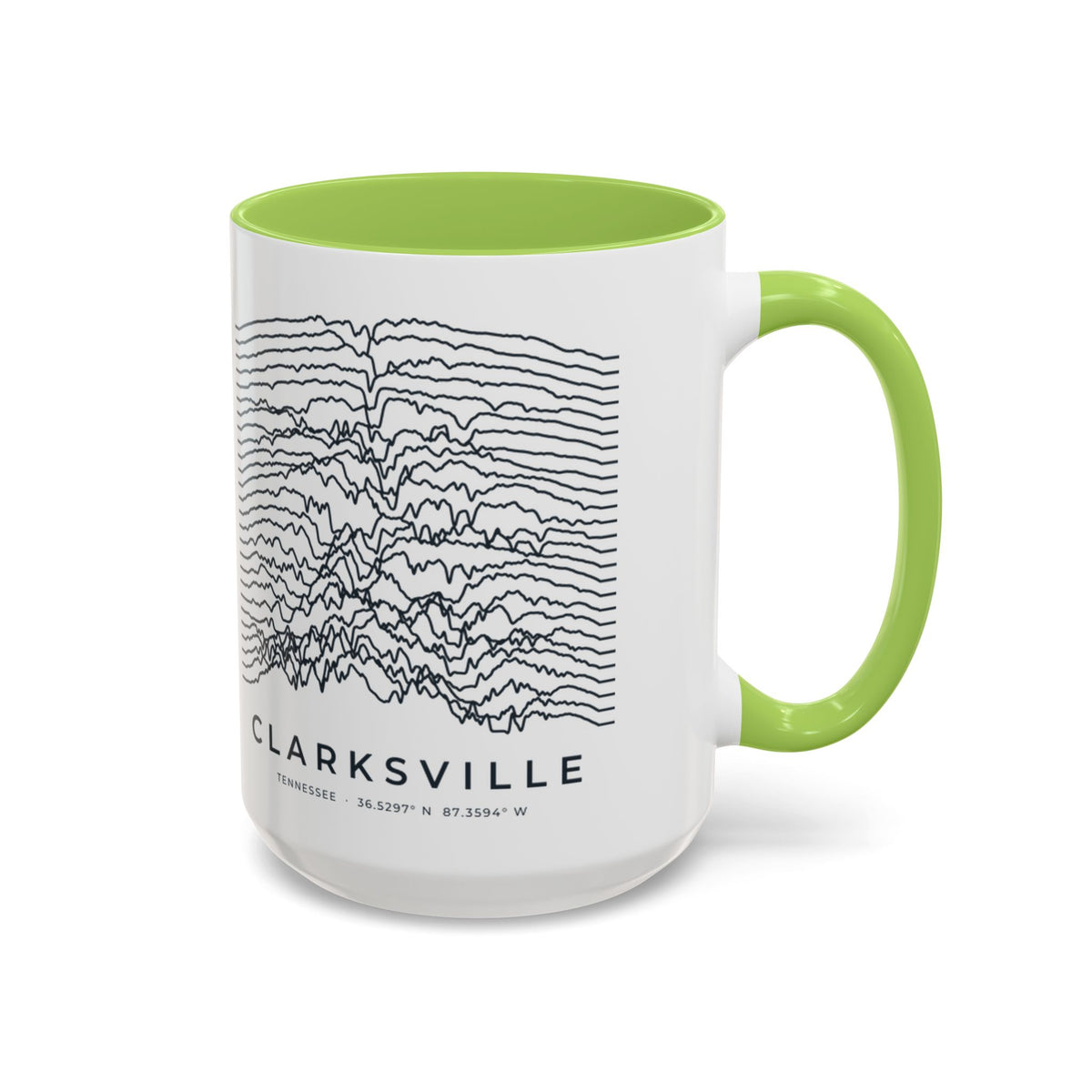 Clarksville Ridgeline Accent Mug