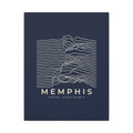 Memphis Ridgeline Canvas Print (Navy)