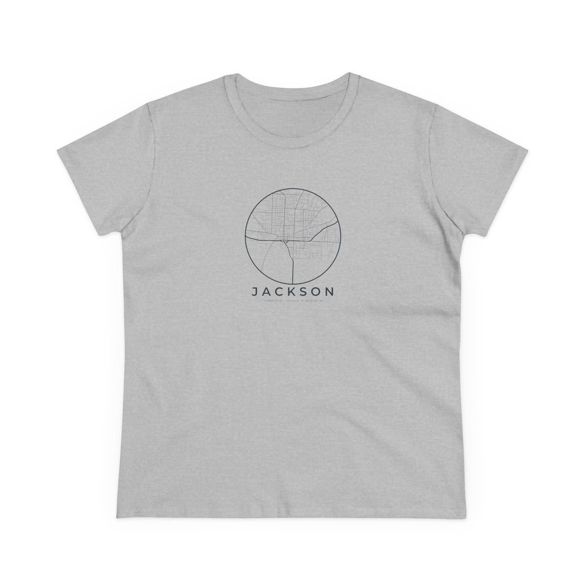 Jackson Street Map Women's T-Shirt