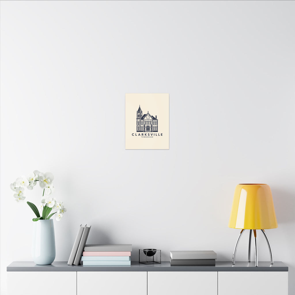 Clarksville Customs House Canvas Print
