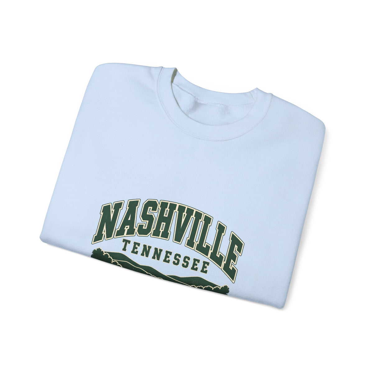 Nashville Vintage Varsity Crewneck Sweatshirt