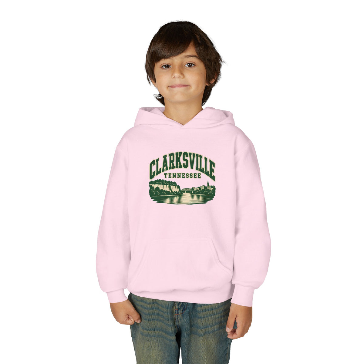 Clarksville Vintage Varsity Kids Hoodie