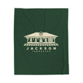 Jackson Train Depot Blanket (Forest Green)
