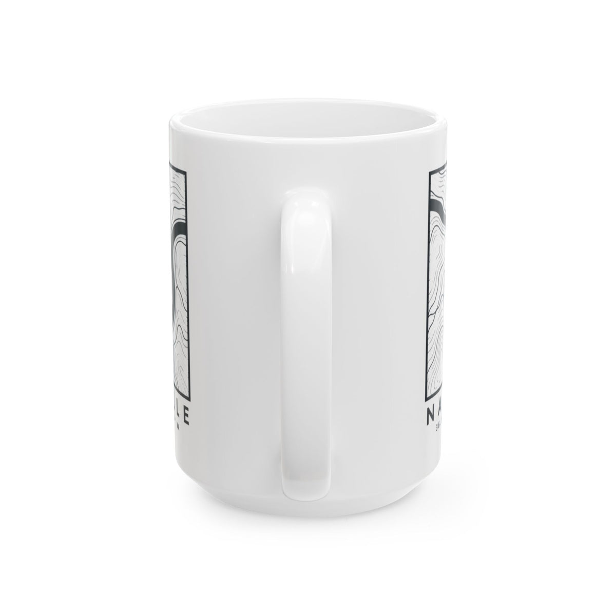 Nashville Topo Map Mug