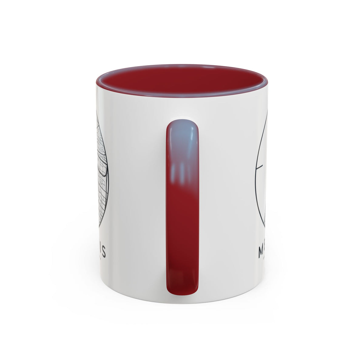 Memphis Street Map Accent Mug
