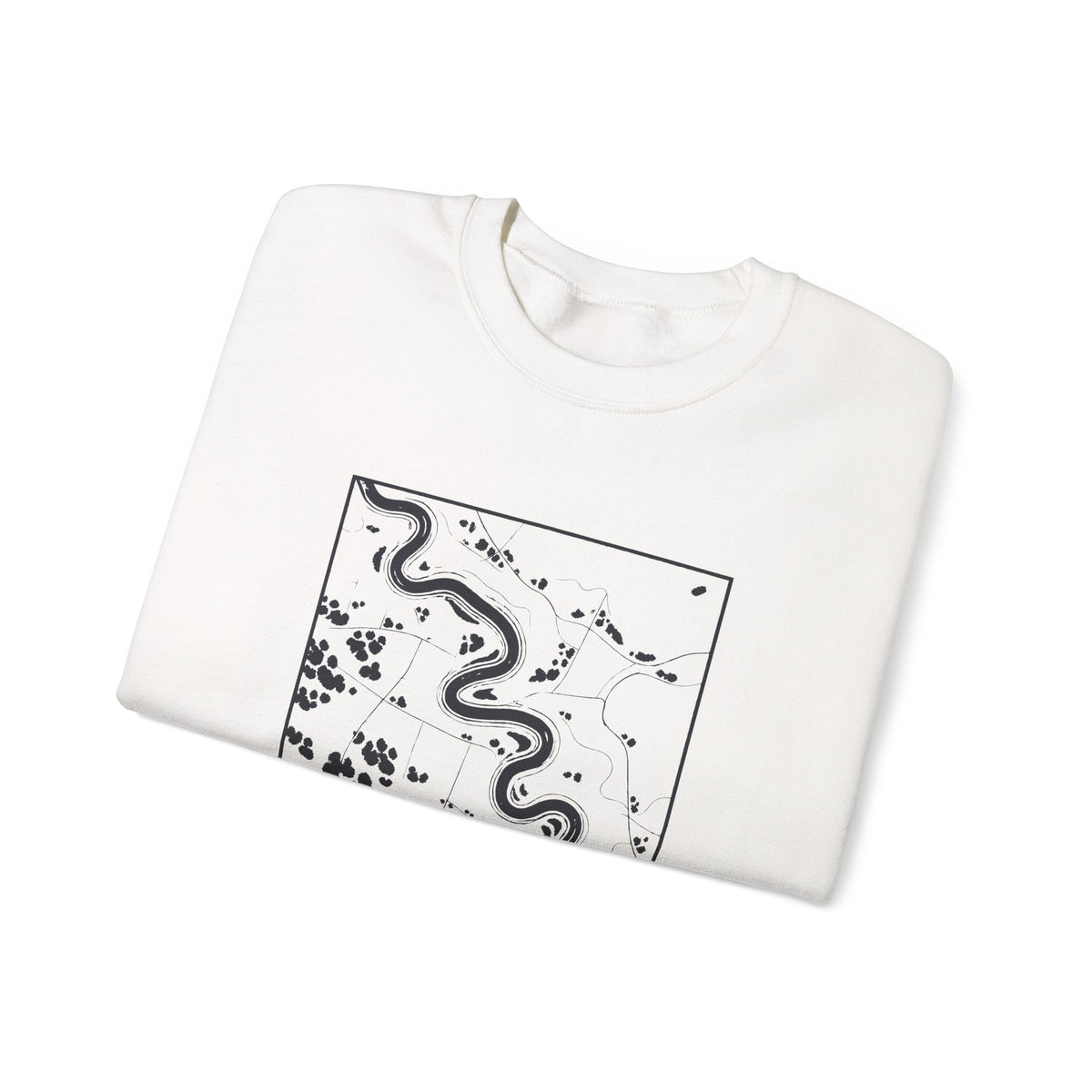Murfreesboro Topo Map Crewneck Sweatshirt