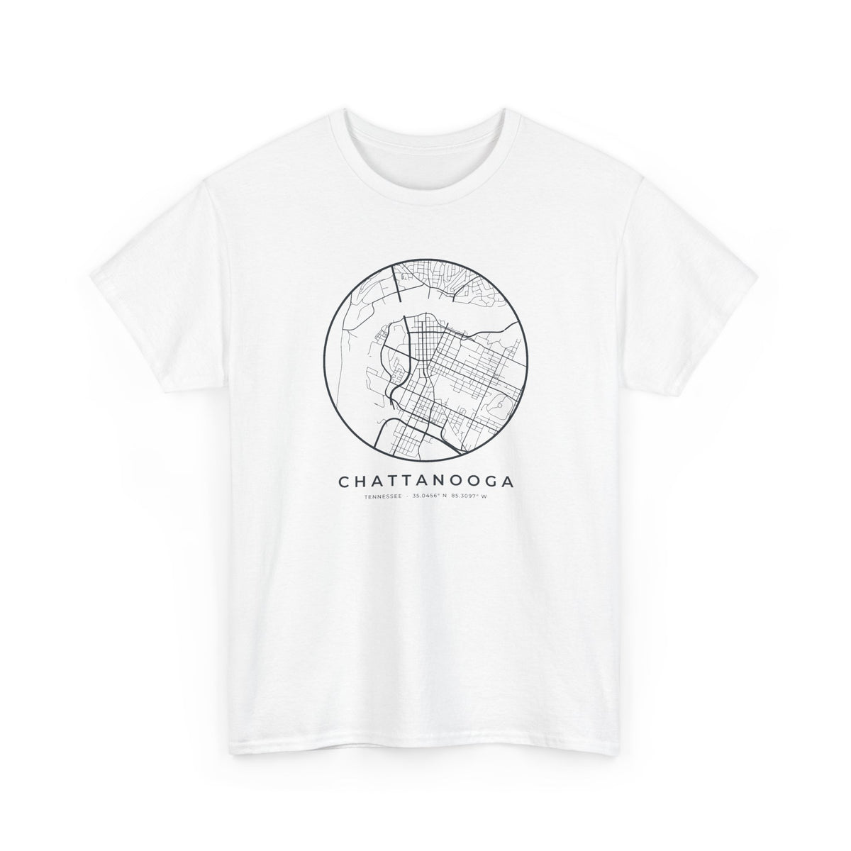 Chattanooga Street Map T-Shirt