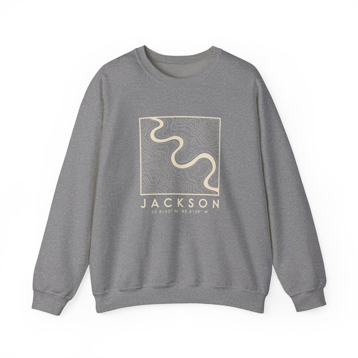 Jackson Topo Map Crewneck Sweatshirt