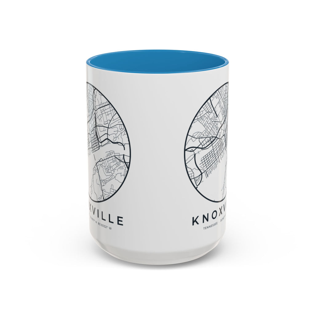 Knoxville Street Map Accent Mug