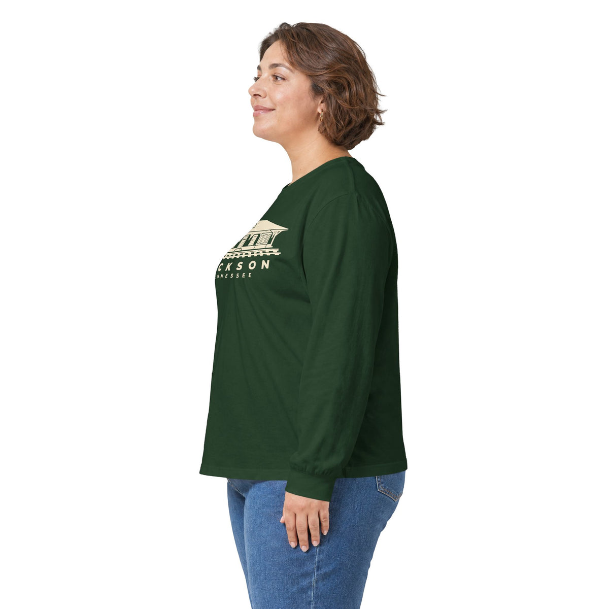 Jackson Train Depot Long Sleeve T-Shirt