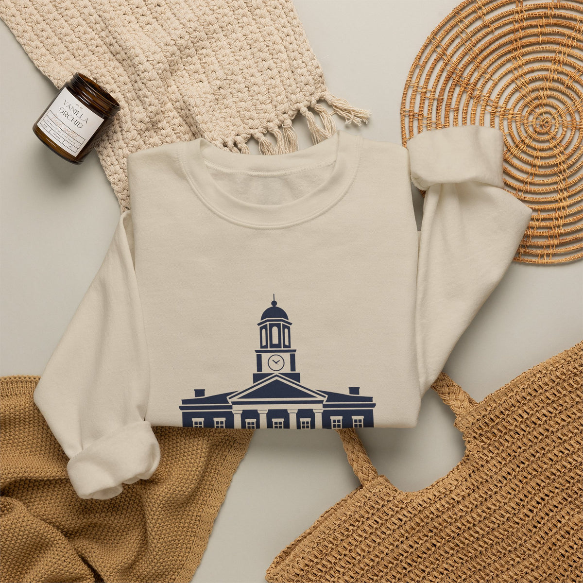 Murfreesboro Rutherford County Courthouse Crewneck Sweatshirt