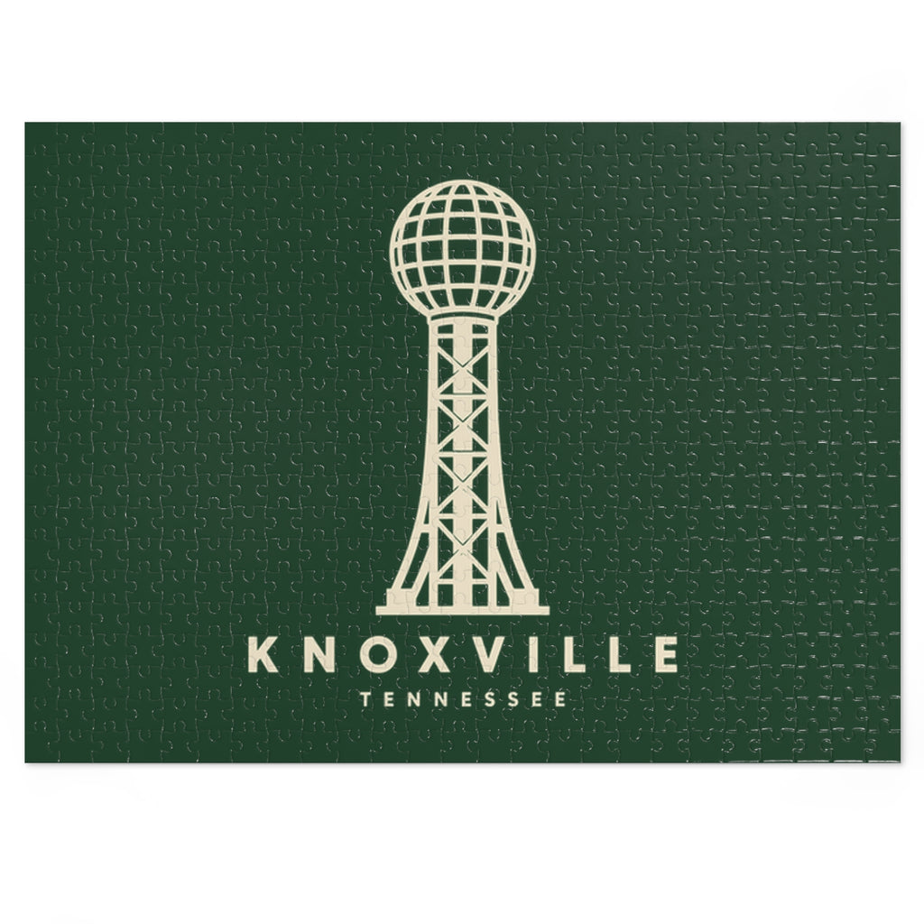 Knoxville Sunsphere Puzzle (Forest Green)