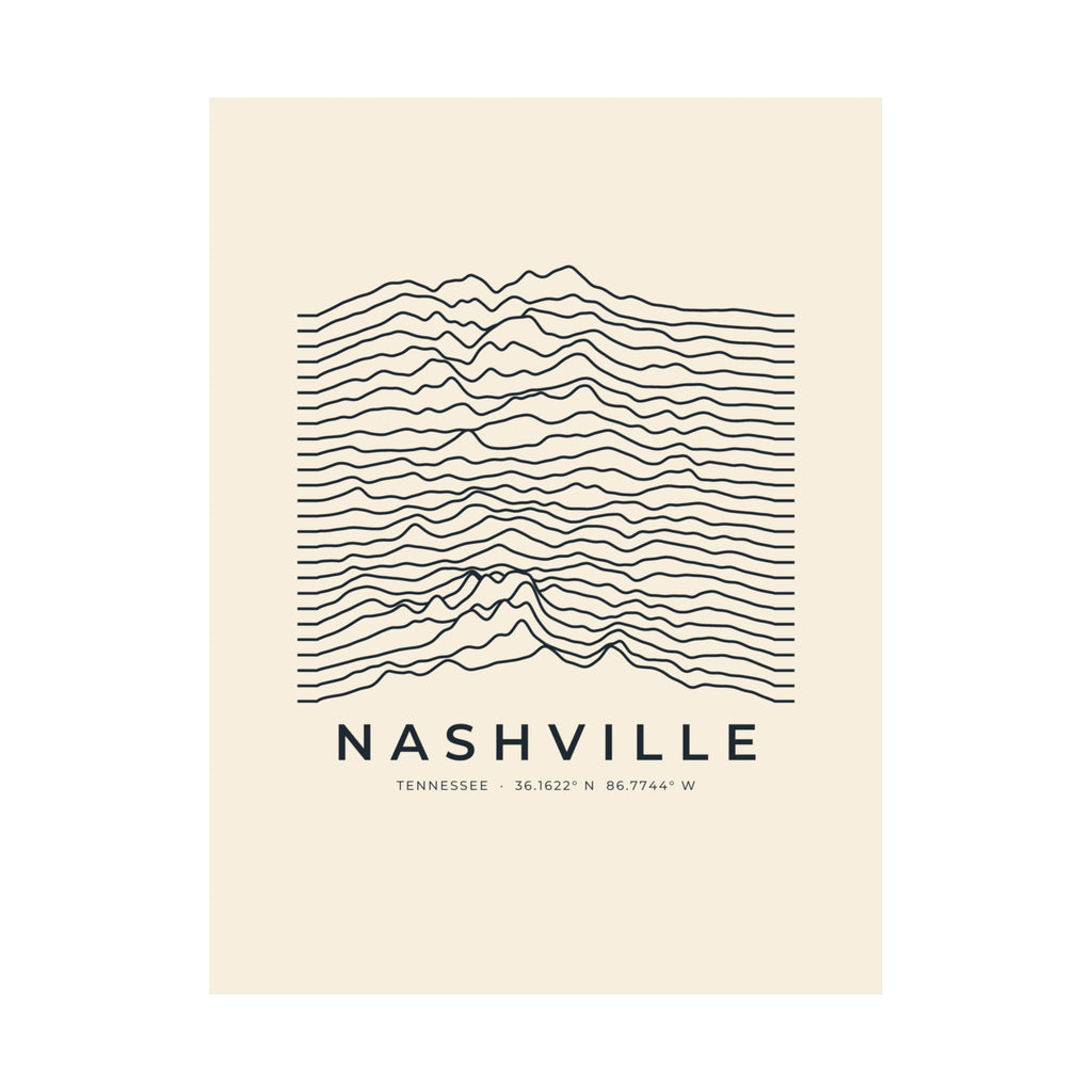 Nashville Ridgeline Poster