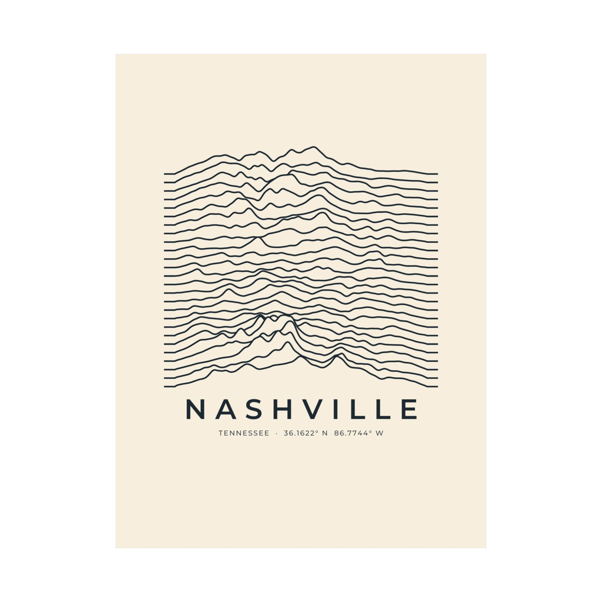 Nashville Ridgeline Poster