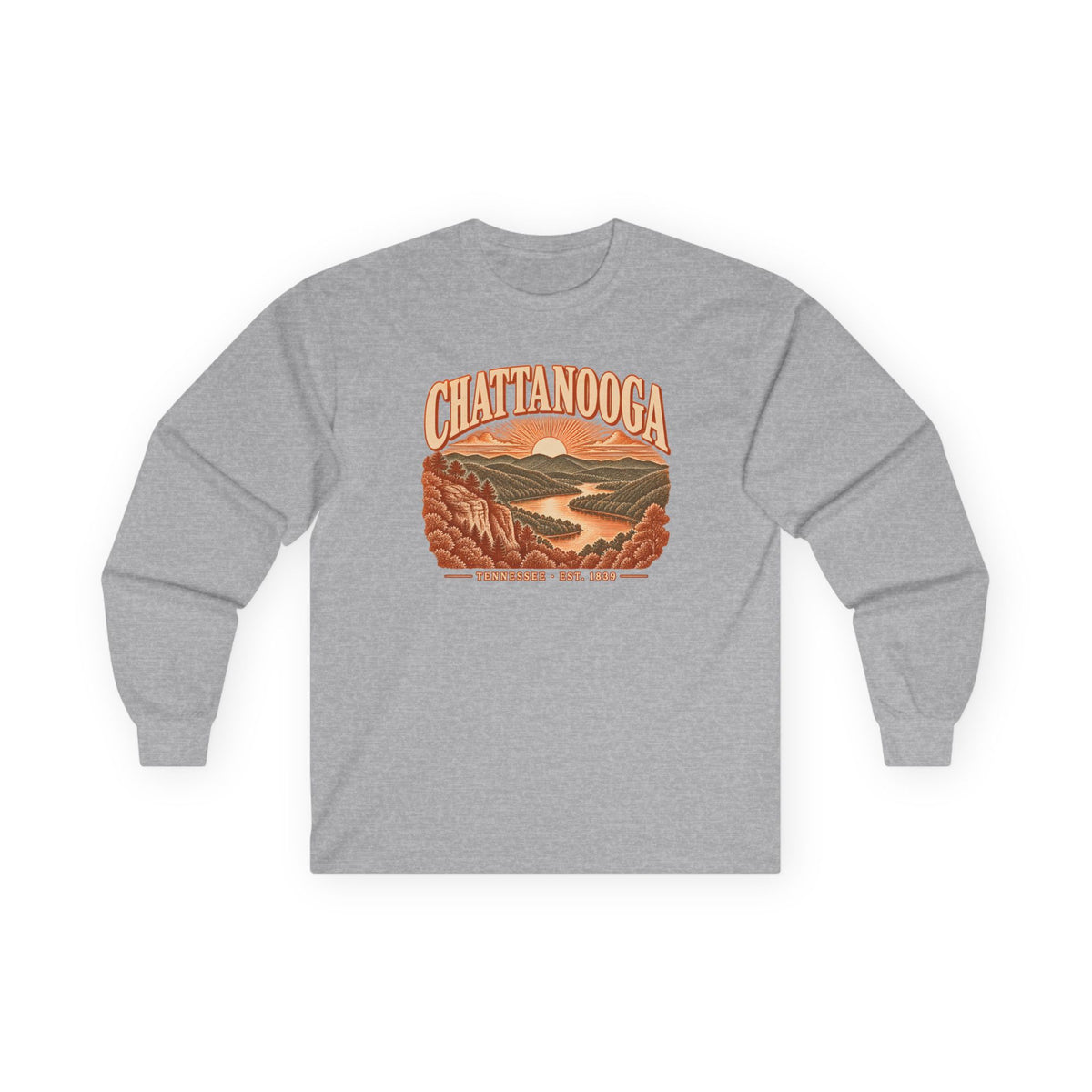 Chattanooga Engraved Valley Long Sleeve T-Shirt