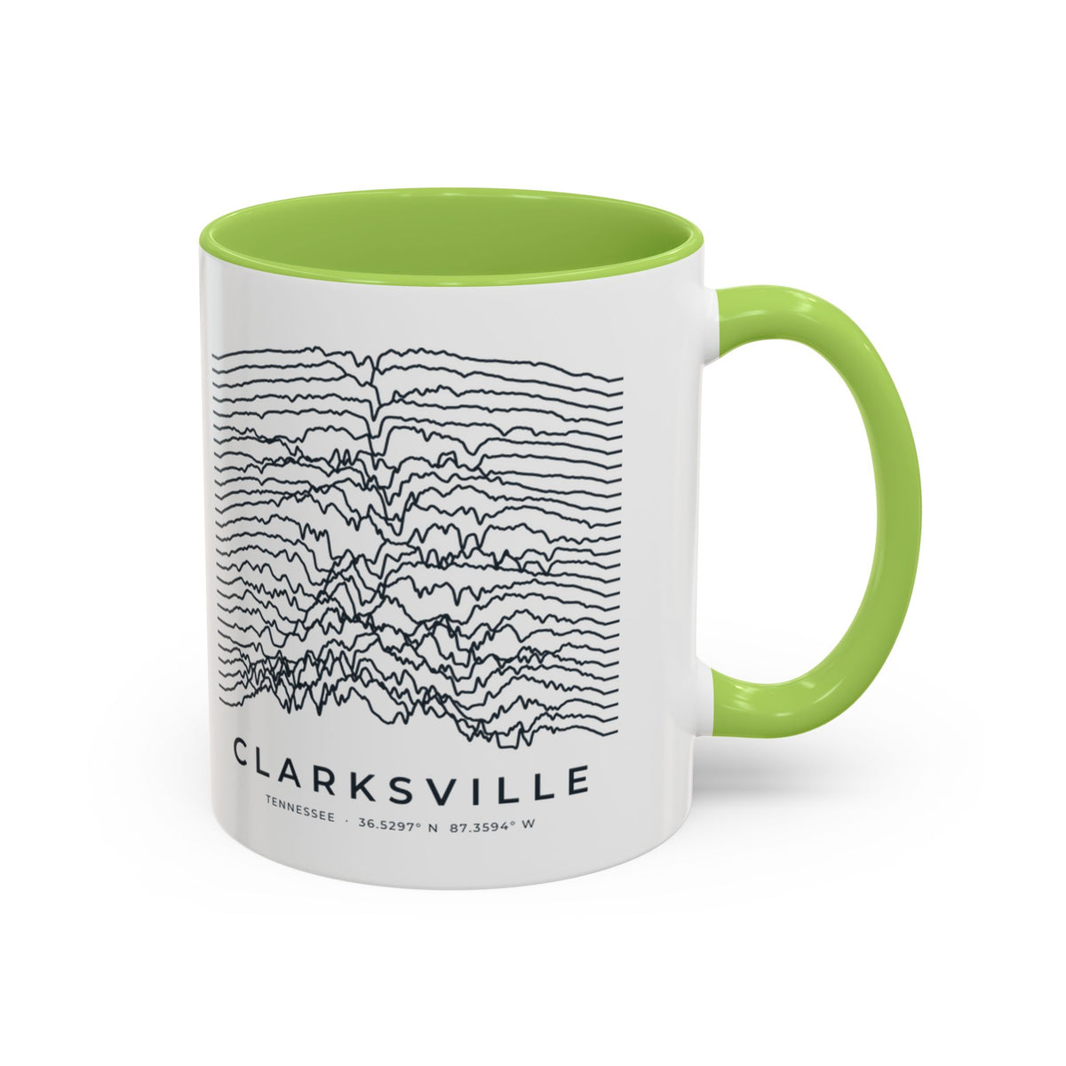 Clarksville Ridgeline Accent Mug
