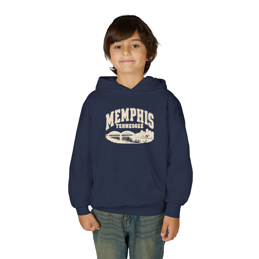 Memphis Vintage Varsity Kids Hoodie