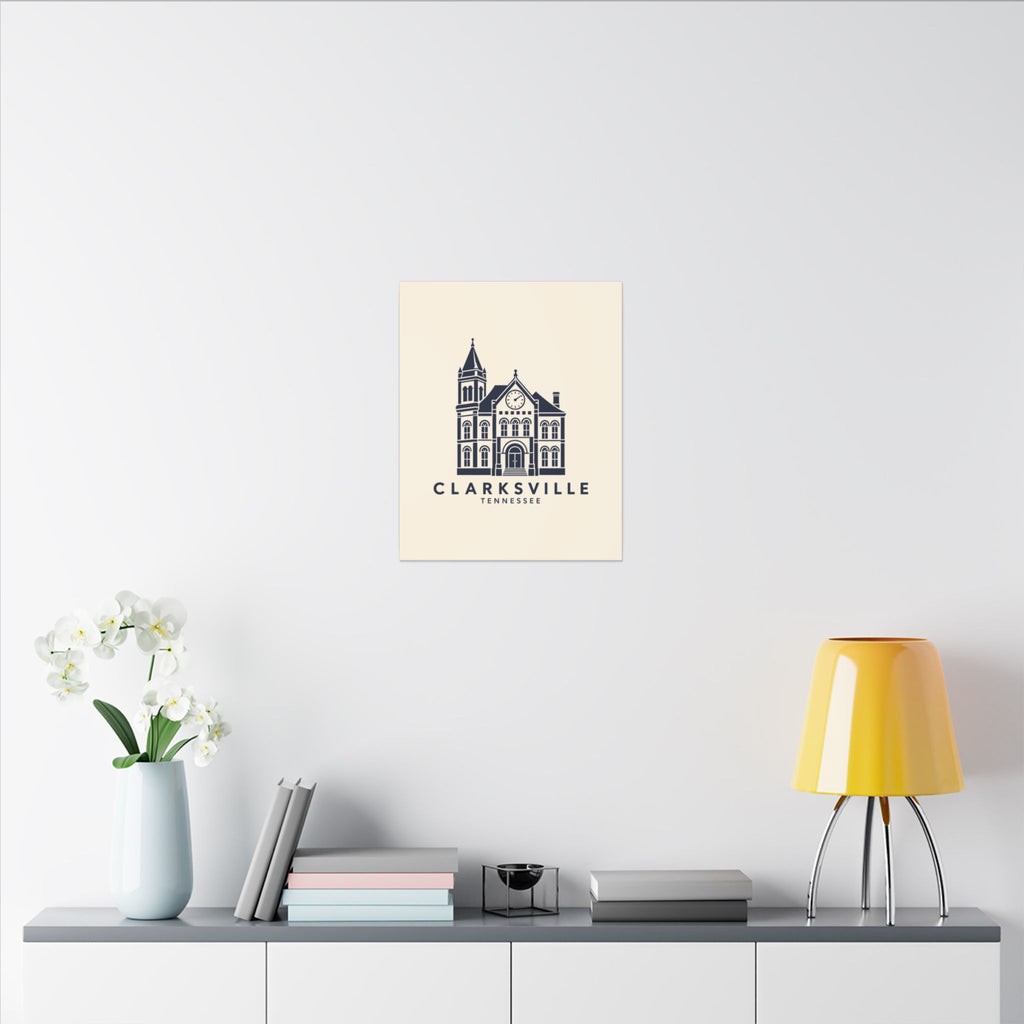Clarksville Customs House Canvas Print