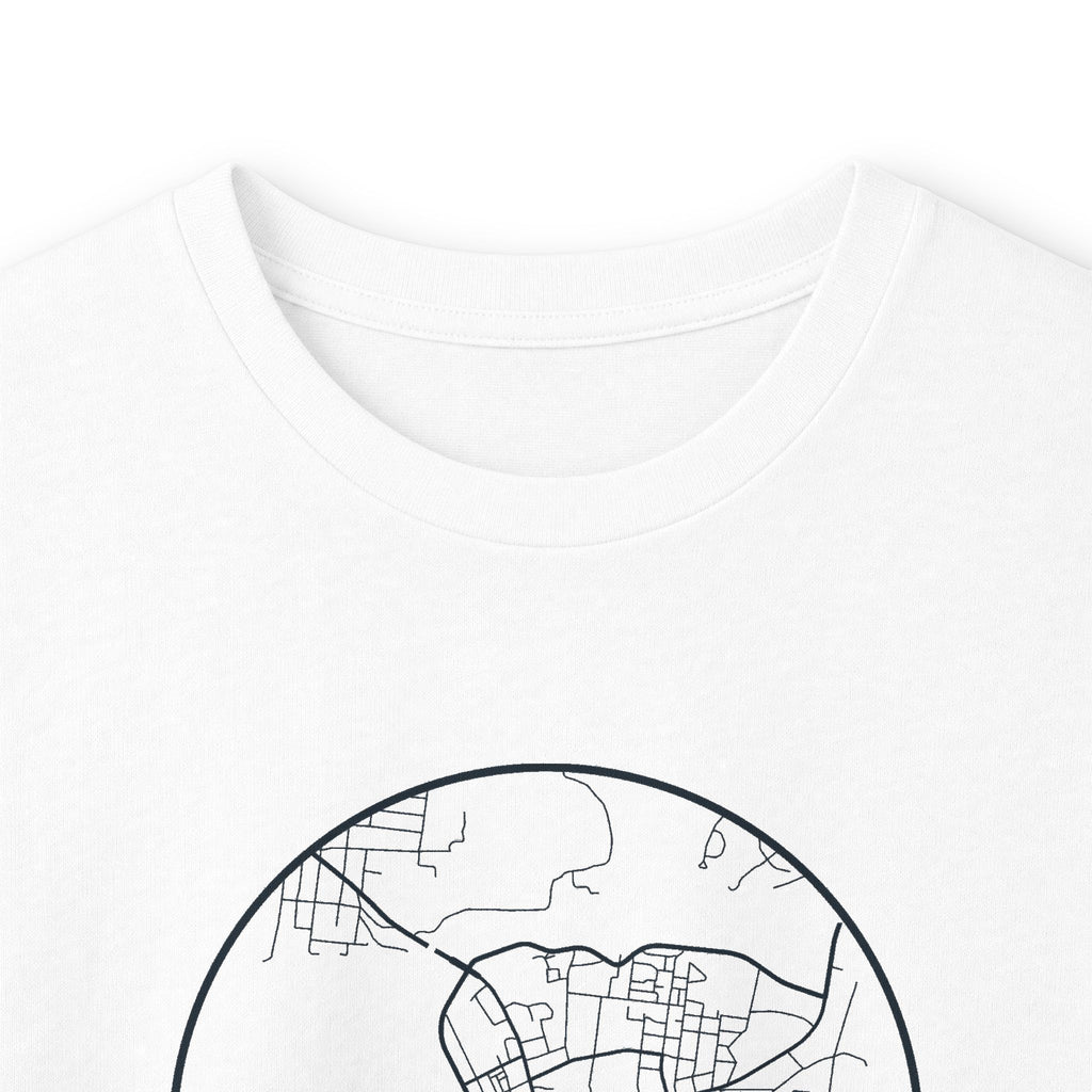 Clarksville Street Map Long Sleeve T-Shirt