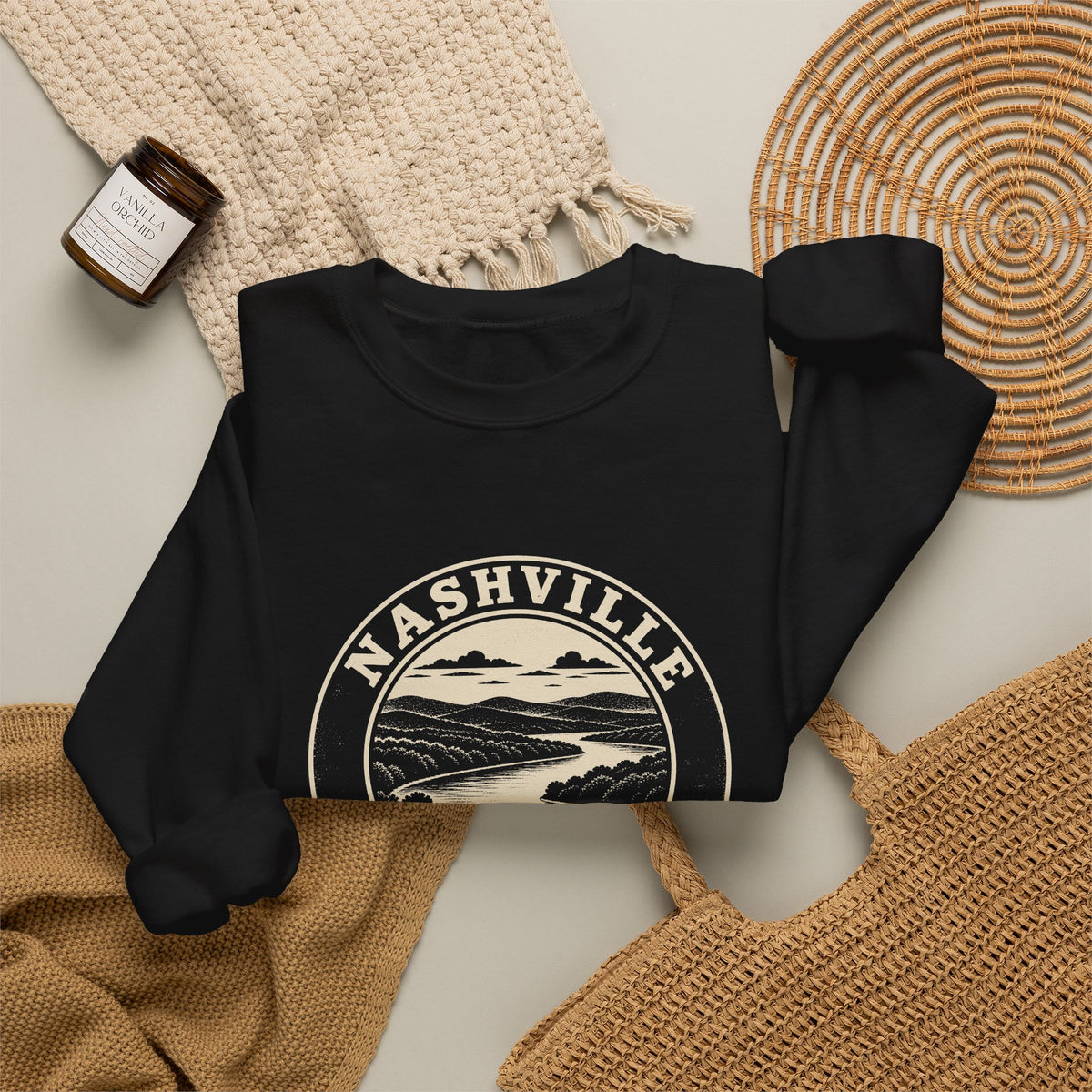 Nashville Park Badge Crewneck Sweatshirt