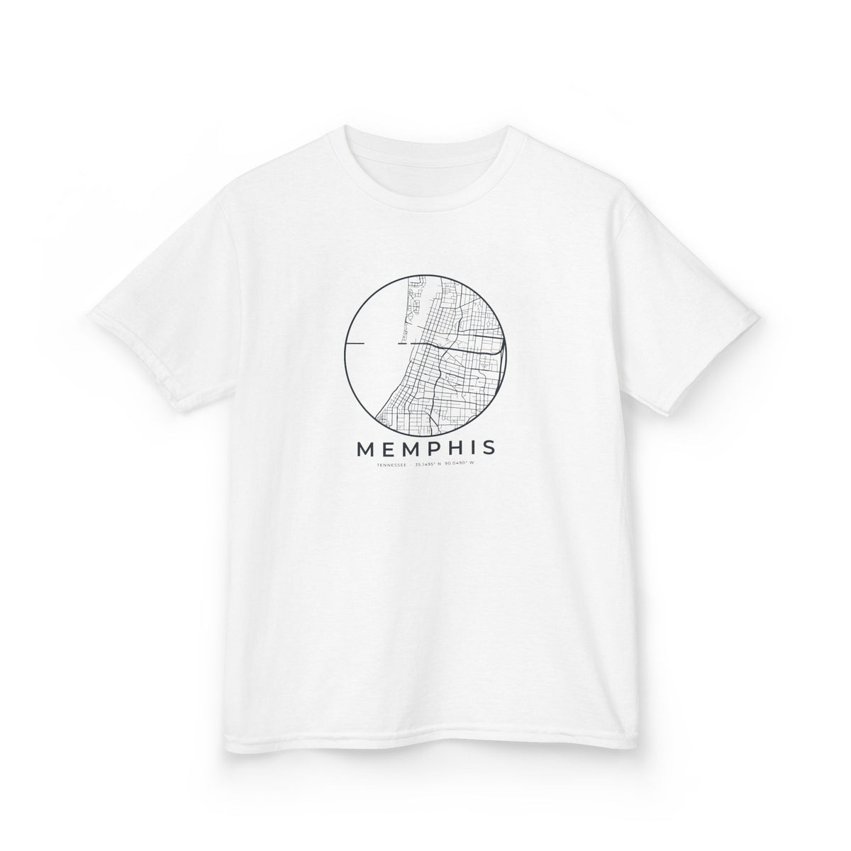 Memphis Street Map Kids T-Shirt