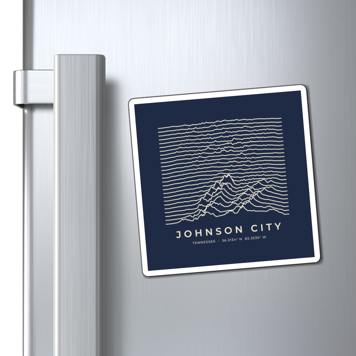 Johnson City Ridgeline Magnet (Navy)