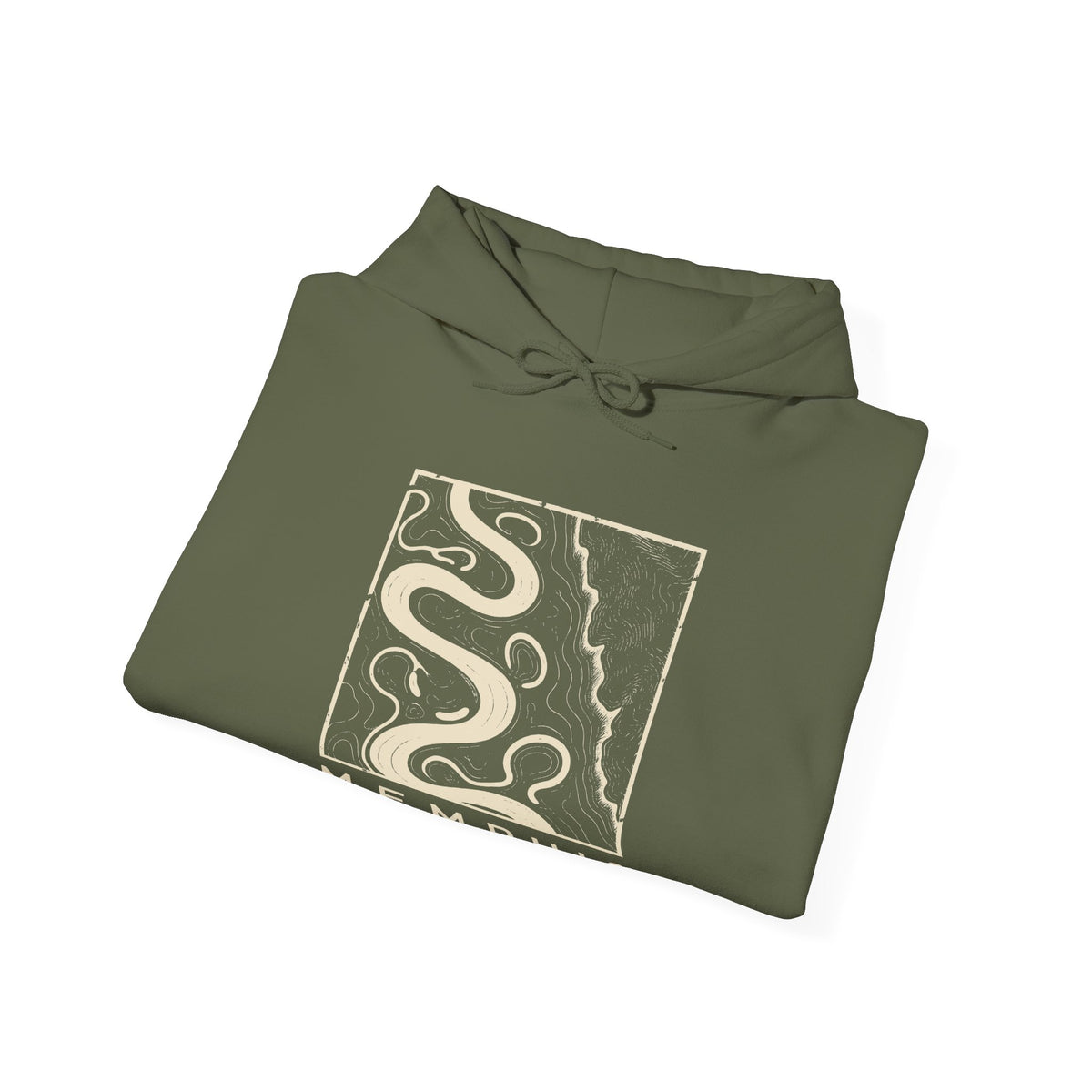 Memphis Topo Map Hoodie