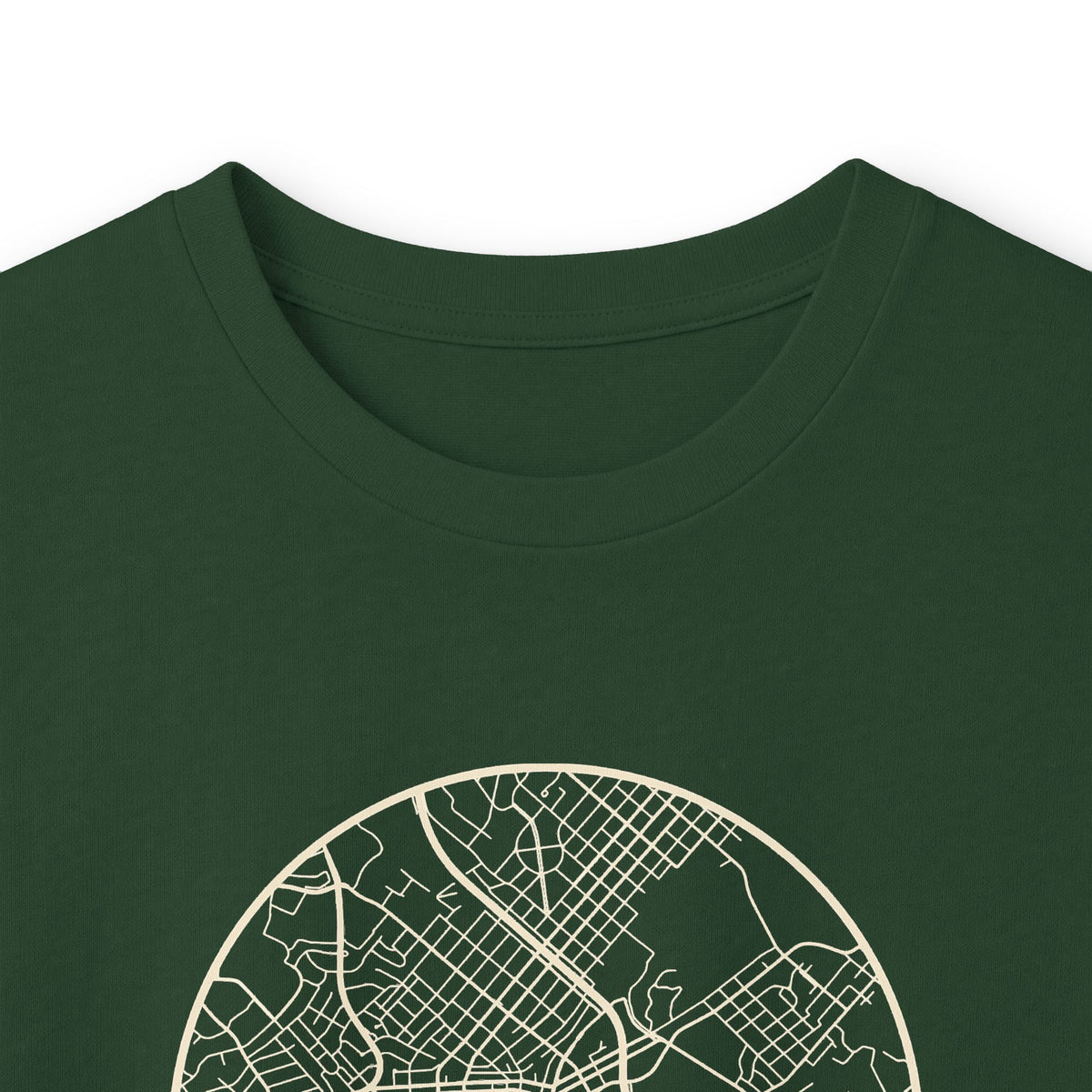 Johnson City Street Map Long Sleeve T-Shirt