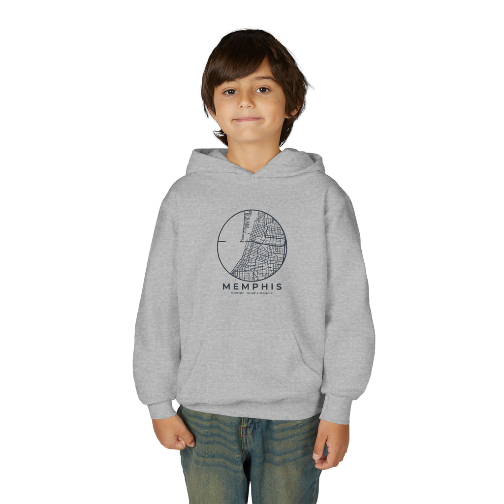Memphis Street Map Kids Hoodie