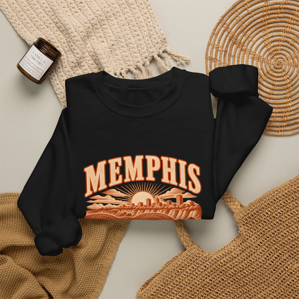 Memphis Engraved Valley Crewneck Sweatshirt