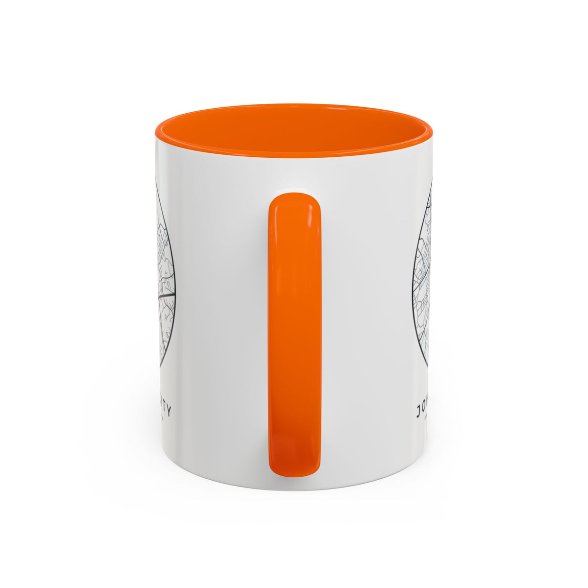 Johnson City Street Map Accent Mug