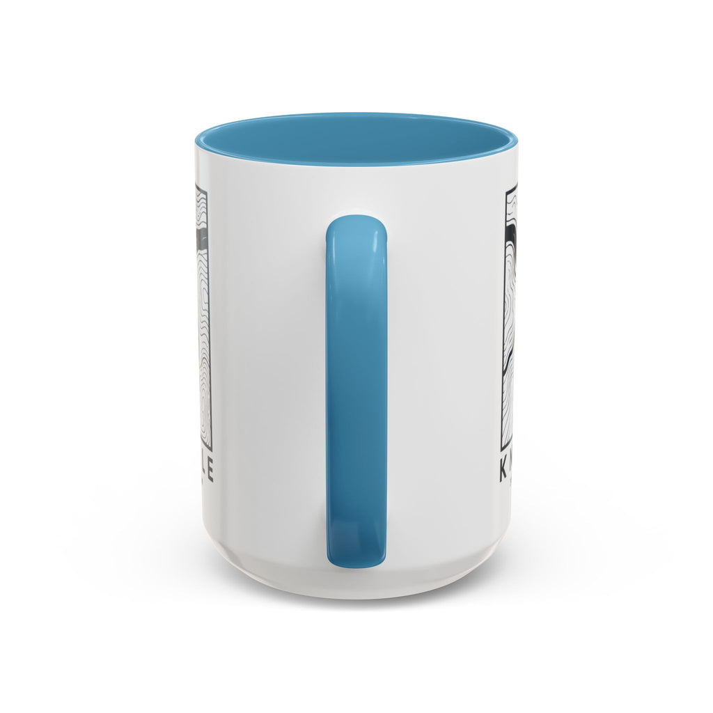 Knoxville Topo Map Accent Mug