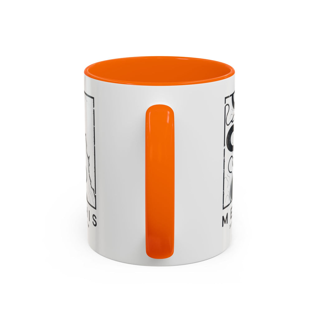 Memphis Topo Map Accent Mug