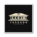 Jackson Train Depot Magnet (Black)