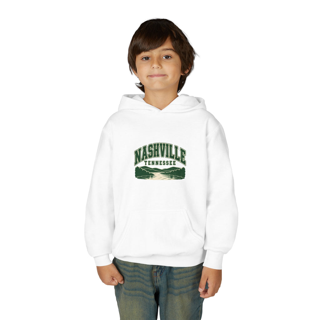 Nashville Vintage Varsity Kids Hoodie